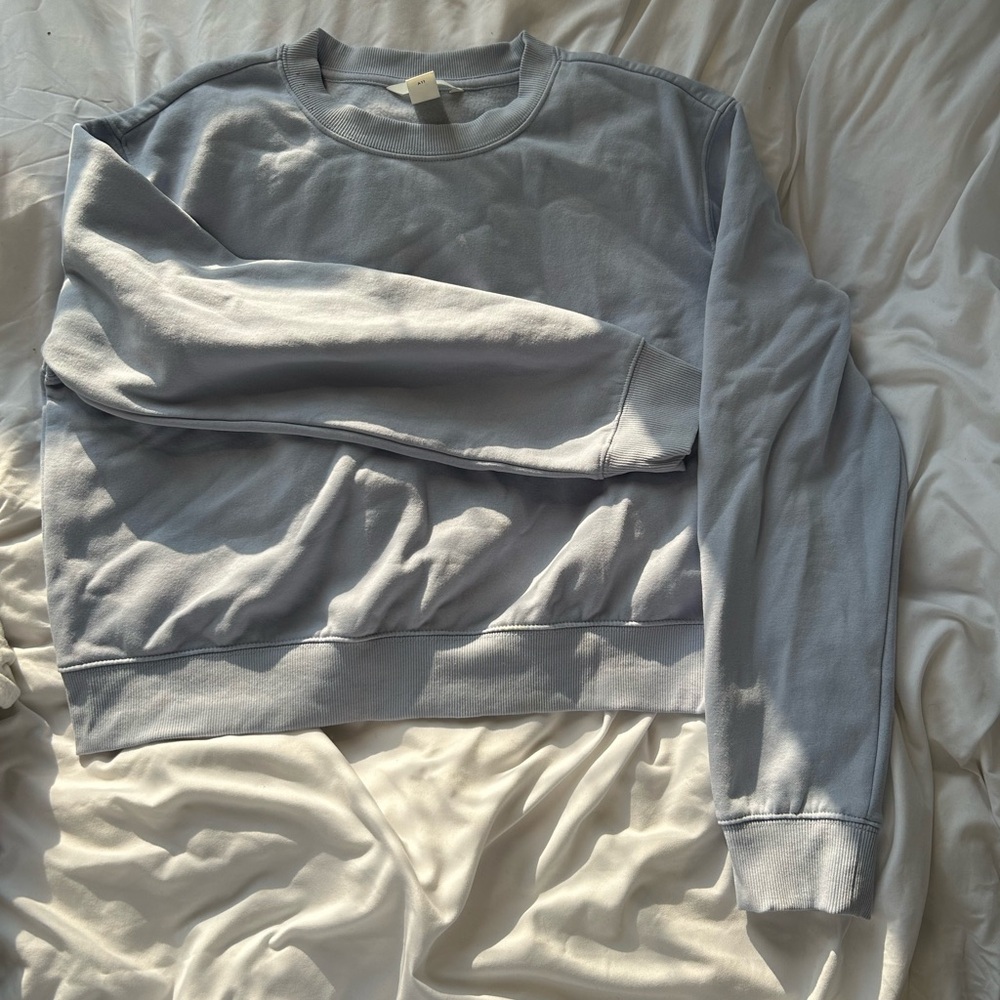 H&M Soft Baby Blue Crewneck Sweater